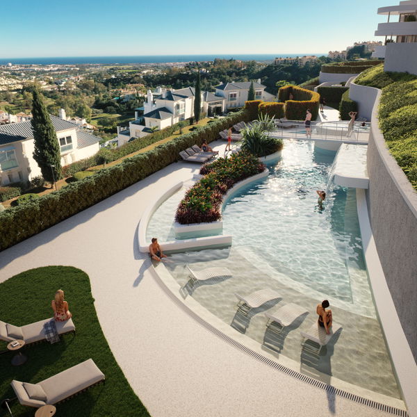 Exclusive newly built luxury penthouse with roof terrace and panoramic sea views, Benahavís