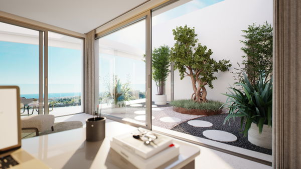 Exclusive newly built luxury penthouse with roof terrace and panoramic sea views, Benahavís
