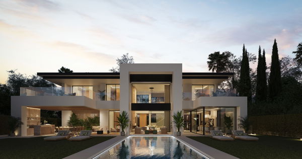 New villa project on the New Golden Mile in Bel Air, featuring a contemporary and elegant style