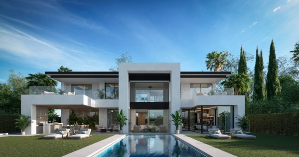 New villa project on the New Golden Mile in Bel Air, featuring a contemporary and elegant style