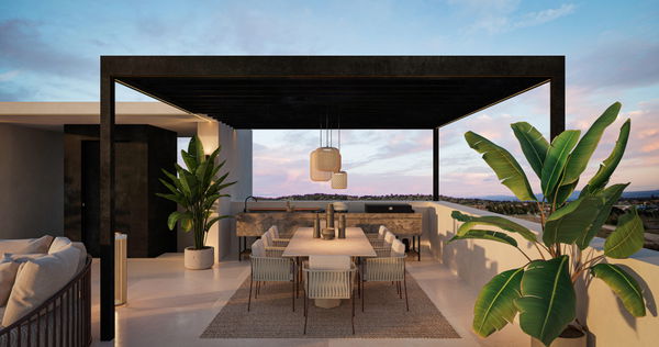 New villa project on the New Golden Mile in Bel Air, featuring a contemporary and elegant style