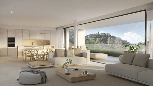 Exclusive apartment located within a protected nature reserve, featuring a private pool in Elviria