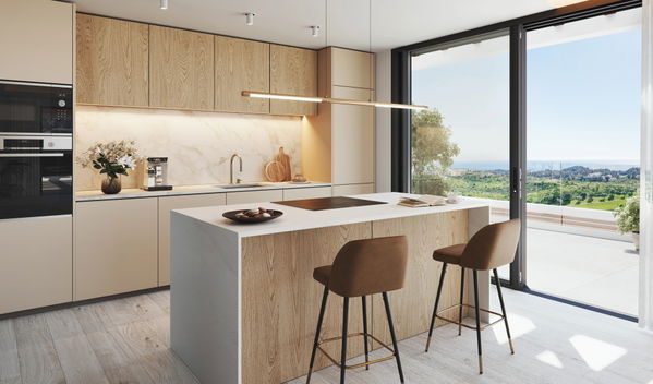 Luxury apartment with Panoramic Golf and Sea Views in Mijas, Málaga