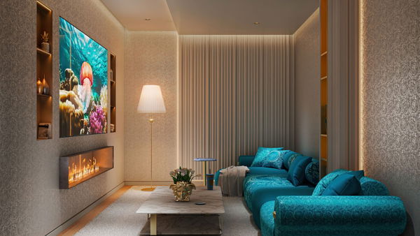 An iconic custom residence featuring Versace home design in Ocho de Oro, Marbella