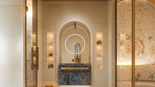 An iconic custom residence featuring Versace home design in Ocho de Oro, Marbella