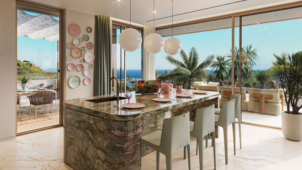 An iconic custom residence featuring Versace home design in Ocho de Oro, Marbella