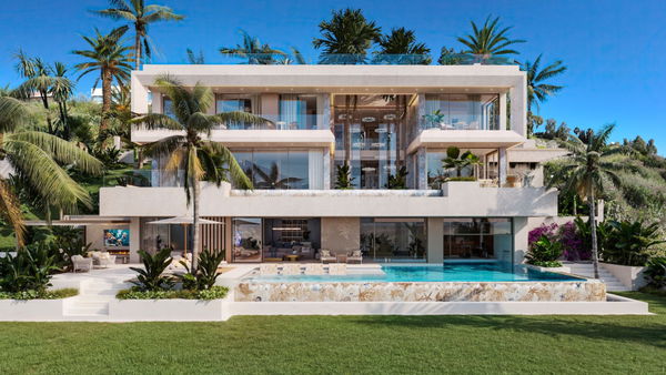 An iconic custom residence featuring Versace home design in Ocho de Oro, Marbella