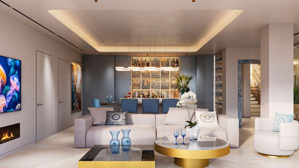 An iconic custom residence featuring Versace home design in Ocho de Oro, Marbella