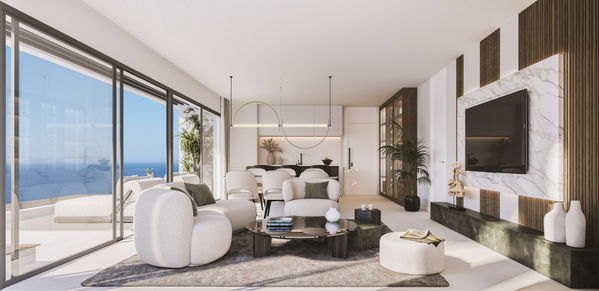 Modern Penthouse with exceptional views of the mediterranean cost near Nerja