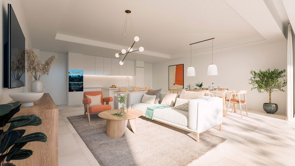 Modern and bright townhouse with spectacular views of a golf course in Reserva del Chaparral, Mijas Costa