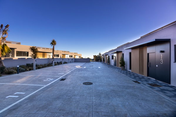 Modern and bright townhouse with spectacular views of a golf course in Reserva del Chaparral, Mijas Costa