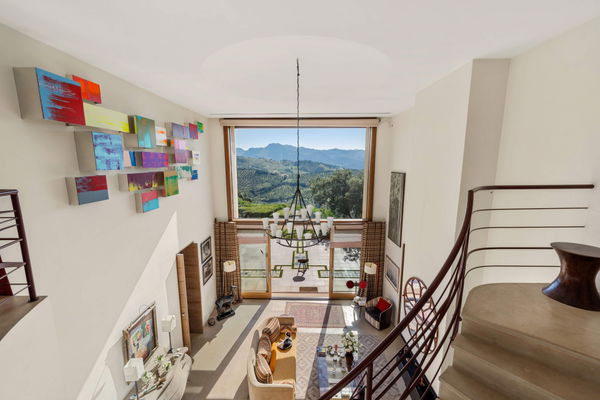 Villa La Mandaluz, a unique and inspiring home where art and architecture converse, surrounded by protected countryside in Ronda, Málaga