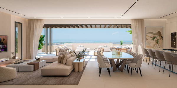 Sky villa penthouse with breathtaking views in Benahavís