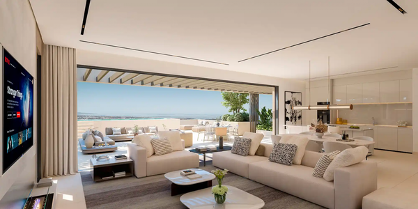 Sky villa penthouse with breathtaking views in Benahavís