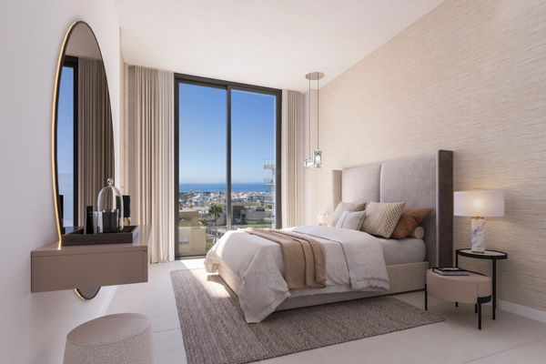 Modern penthouse with front sea views next to Puerto Marina, Benalmadena, Málaga