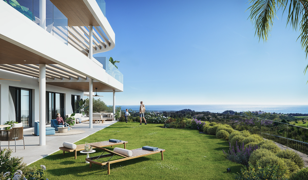 Exclusive apartment with Panoramic Golf and Sea Views in Mijas, Málaga