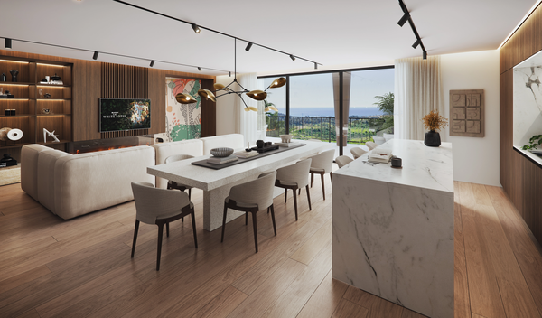 Exclusive apartment with Panoramic Golf and Sea Views in Mijas, Málaga