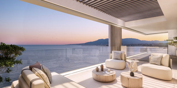 Modern penthouse with stunning views in Pedregalejo Morlaco, Málaga East