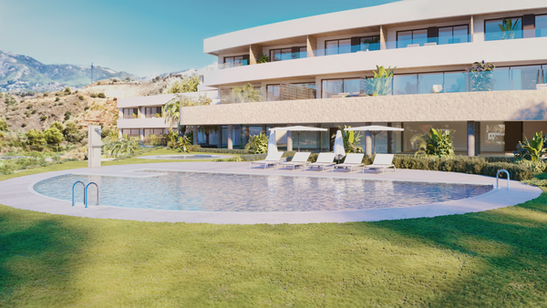 Sophisticated townhouse with spectacular views in a prestigious complex in El Higuerón, Fuengirola