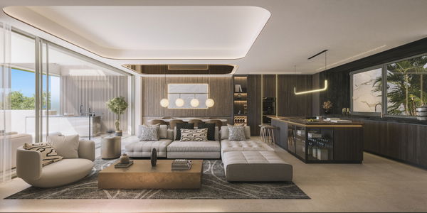 Modern apartment with stunning views in Pedregalejo Morlaco, Málaga East