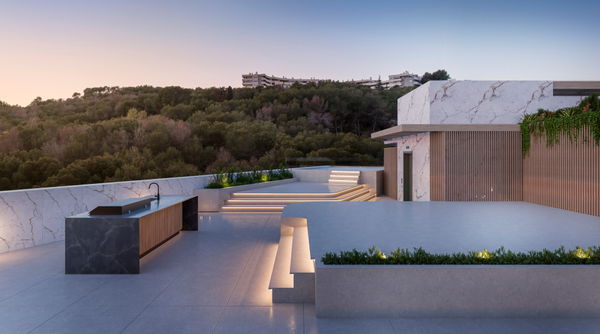 Modern apartment with stunning views in Pedregalejo Morlaco, Málaga East