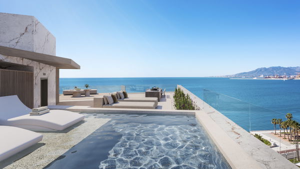 Modern apartment with stunning views in Pedregalejo Morlaco, Málaga East