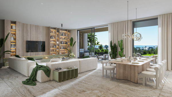 Villa off plan in a new exclusive development with views of the Mediterranean on the new Golden Mile, Estepona