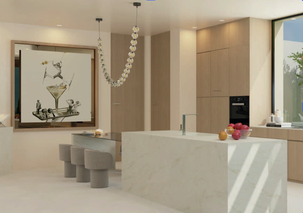 Villa off plan in a new exclusive development with views of the Mediterranean on the new Golden Mile, Estepona