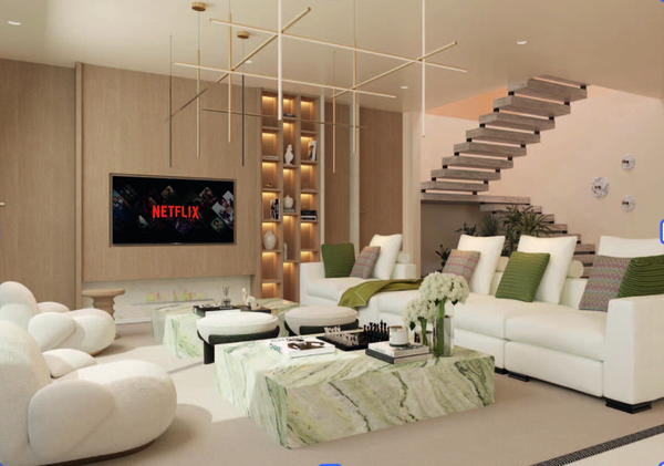 Villa off plan in a new exclusive development with views of the Mediterranean on the new Golden Mile, Estepona