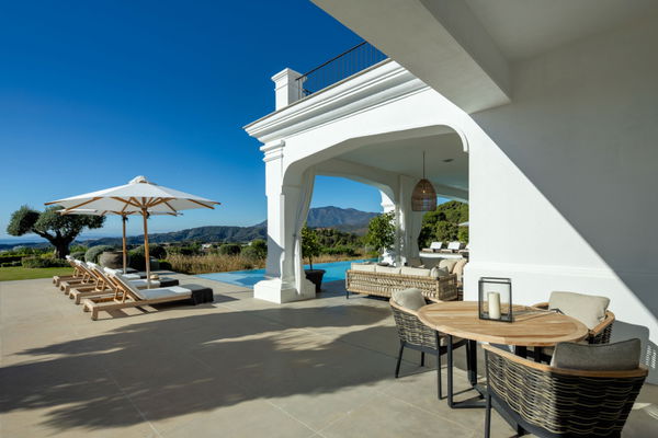 Exclusive mansion with panoramic views of the sea and coastline at Marbella Golf Club Resort, Benahavís