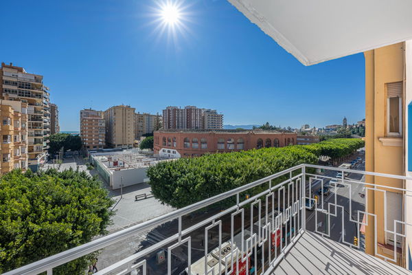 Elegant city apartment with Sea views, Málaga