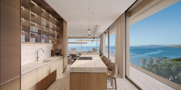 Magnificent duplex penthouse on the seafront in Estepona town center, Tyrian in Estepona
