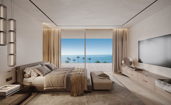 Magnificent duplex penthouse on the seafront in Estepona town center, Tyrian in Estepona