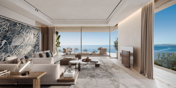 Magnificent duplex penthouse on the seafront in Estepona town center, Tyrian in Estepona