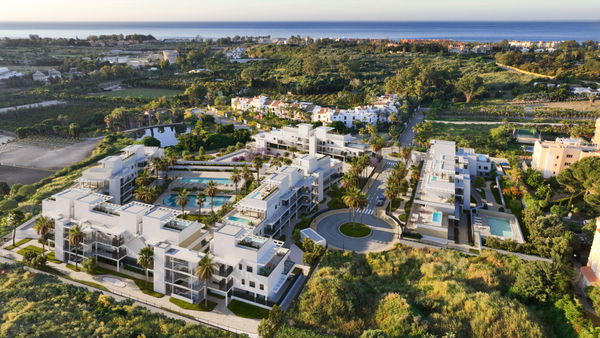 Refined off plan apartment in a new residential development on the New Golden Mile, Estepona