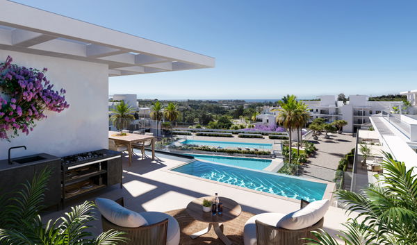 Refined off plan apartment in a new residential development on the New Golden Mile, Estepona