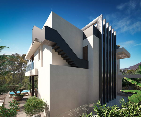 Prestigious villa project with sea and mountain views in La Carolina, Marbella Golden Mile