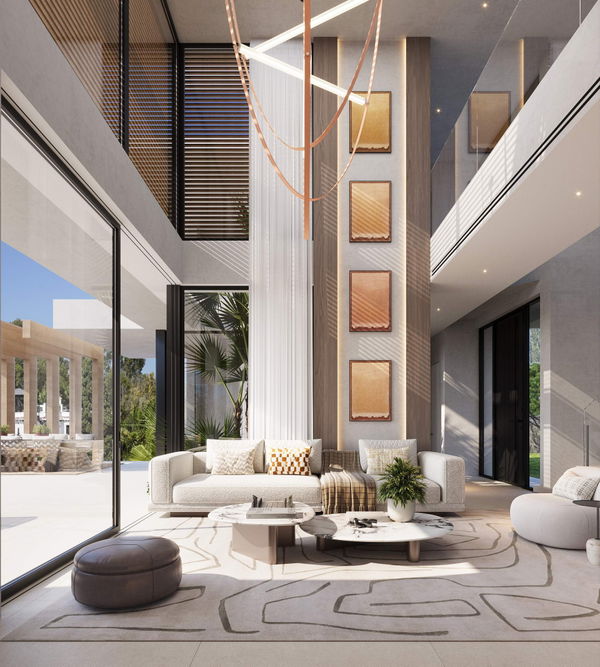 Prestigious villa project with sea and mountain views in La Carolina, Marbella Golden Mile