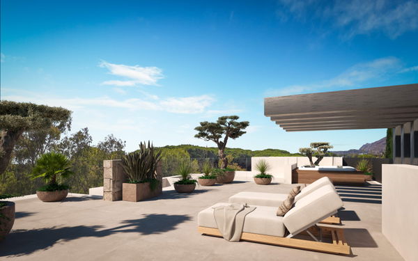 Prestigious villa project with sea and mountain views in La Carolina, Marbella Golden Mile