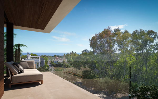 Prestigious villa project with sea and mountain views in La Carolina, Marbella Golden Mile