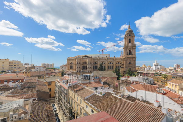 Urban elegance in Plaza del Siglo, Málaga Historic Centre