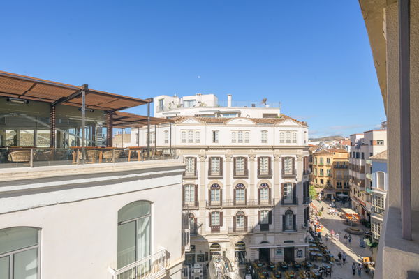 Urban elegance in Plaza del Siglo, Málaga Historic Centre