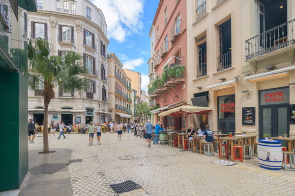 Urban elegance in Plaza del Siglo, Málaga Historic Centre