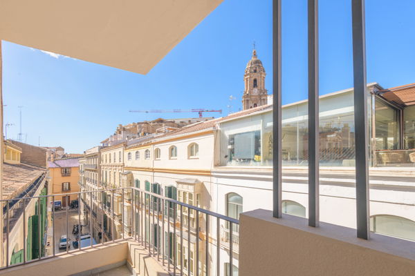 Urban elegance in Plaza del Siglo, Málaga Historic Centre