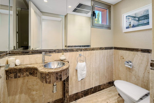 A beachfront penthouse designed around privacy and mediterranean living in La Morera, Marbella East