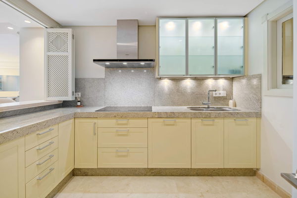 A beachfront penthouse designed around privacy and mediterranean living in La Morera, Marbella East