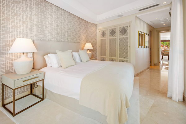 A beachfront penthouse designed around privacy and mediterranean living in La Morera, Marbella East