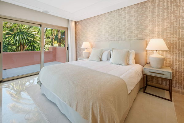 A beachfront penthouse designed around privacy and mediterranean living in La Morera, Marbella East