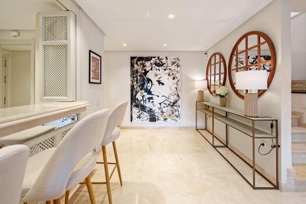 A beachfront penthouse designed around privacy and mediterranean living in La Morera, Marbella East