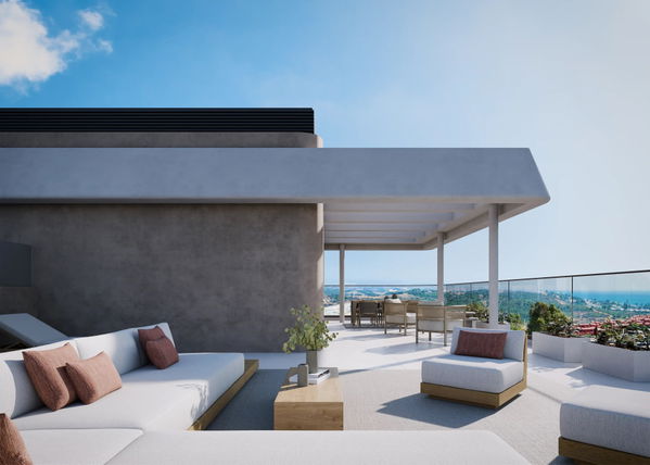 modern penthouse with sea views near the beach, Estepona, Málaga